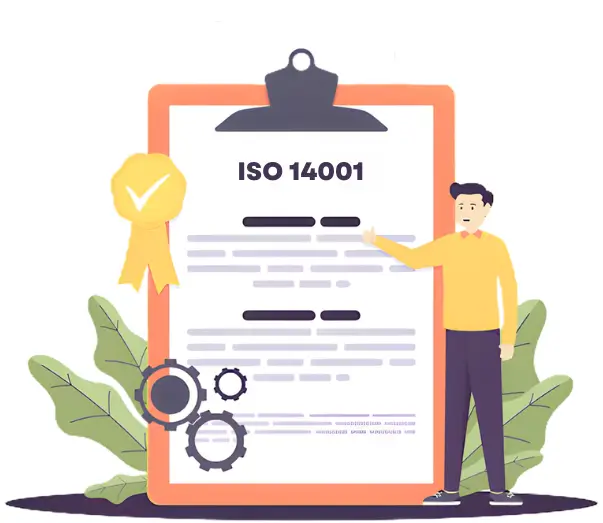 Sample ISO 14001:2015 Environmental Management System certificate issued to an Indian business
